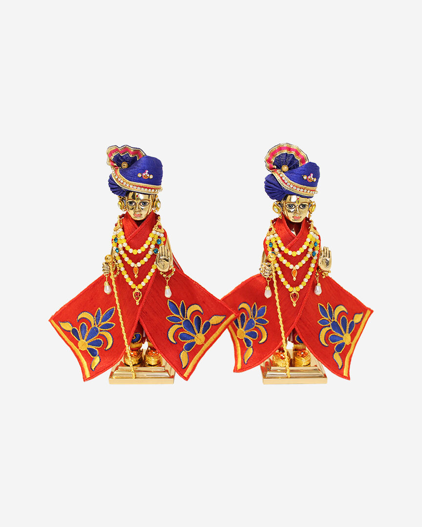 Aksharpurushottam Maharaj - 6.5" Murti