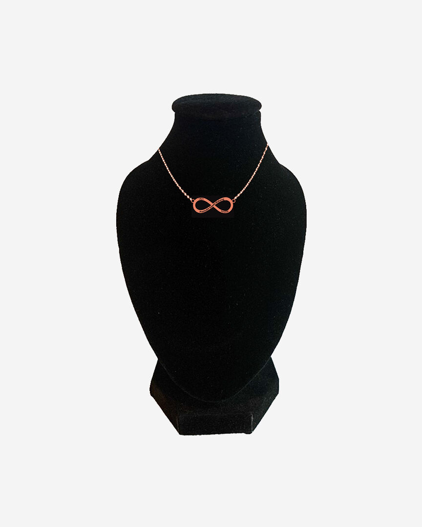 Infinity Necklace (Rose Gold)