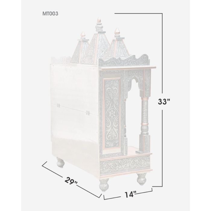 Ghar Mandir (Aluminum & Copper)