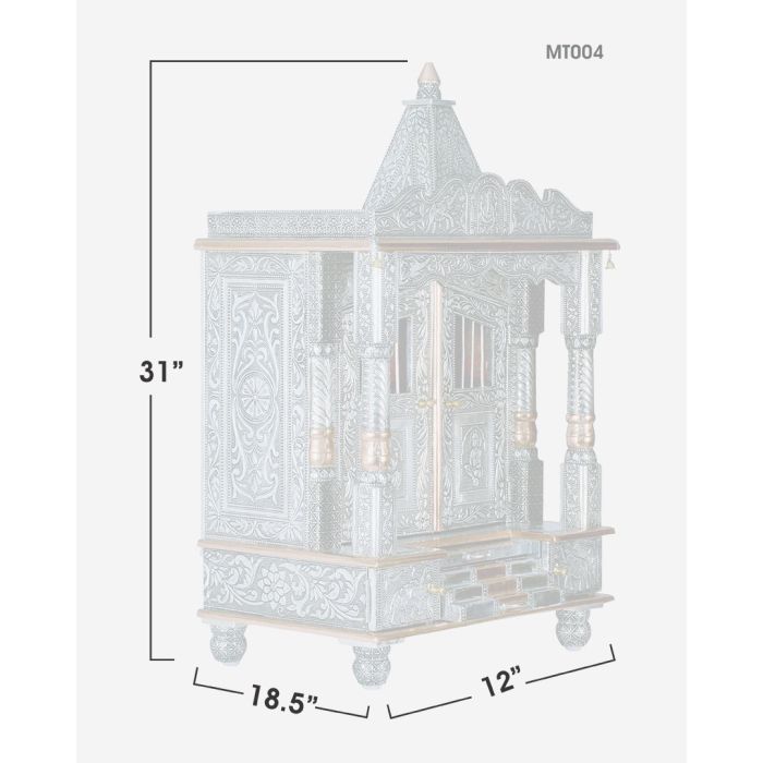 Ghar Mandir (Aluminum & Copper) 