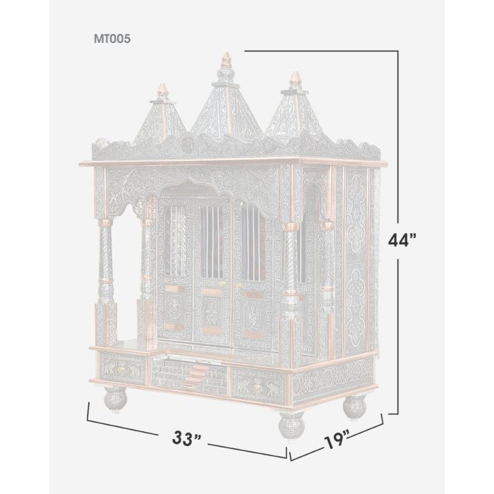 Ghar Mandir (Aluminum & Copper) 