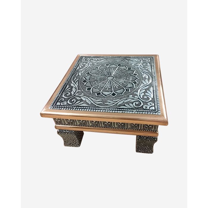 Oxidize Bajoth (Silver Color Decorative Platform) (8" x 8")