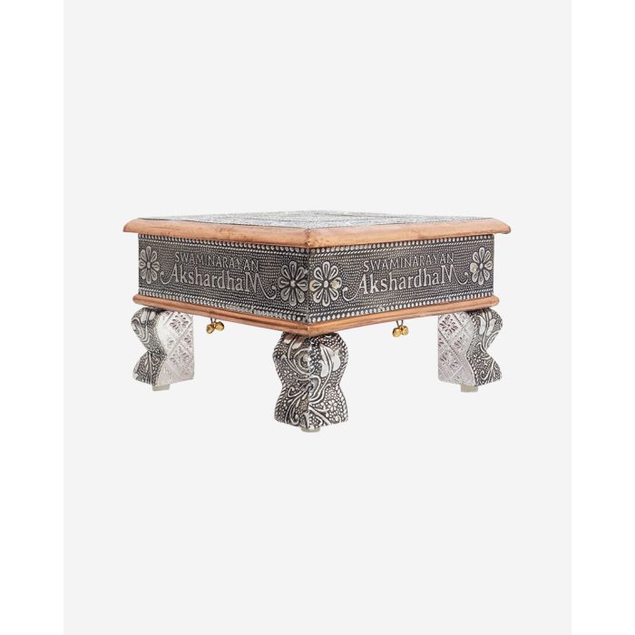 Oxidize Bajoth (Silver Color Decorative Platform) (8" x 8")