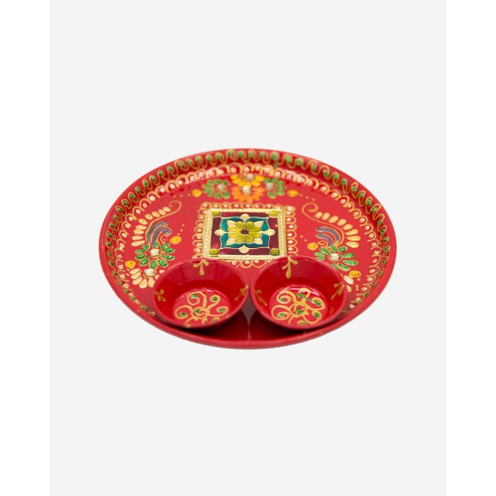 Minakari Aarti Dish (Medium)