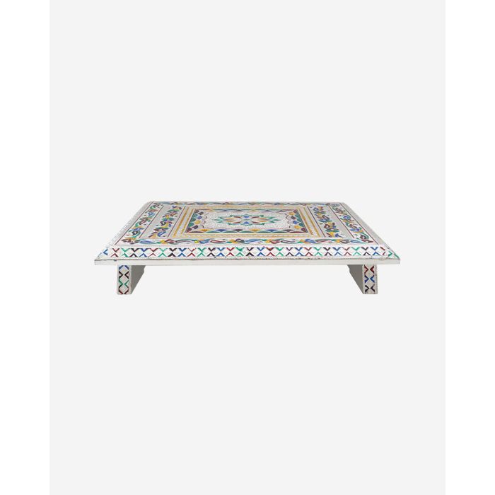 Minakari Patla (Decorative Silver Color Platform) (10" x 15")