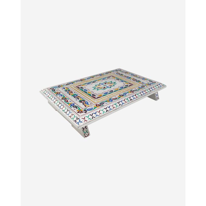 Minakari Patla (Decorative Silver Color Platform) (10" x 15")