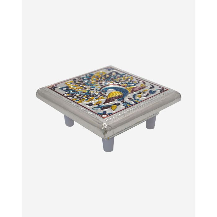Meenawala Bajoth (Decorative Silver Color Platform) (4" x 4") 