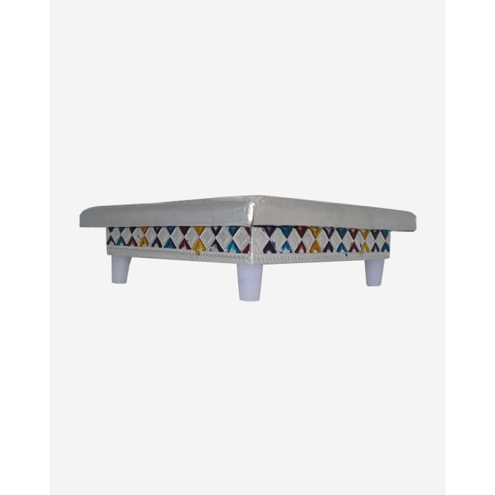 Meenawala Bajoth (Decorative Silver Color platform) (6" x 6") 