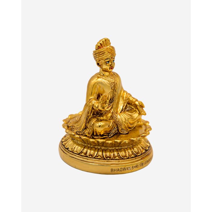 Bhagwan Shri Swaminarayan (4" Gold Color)
