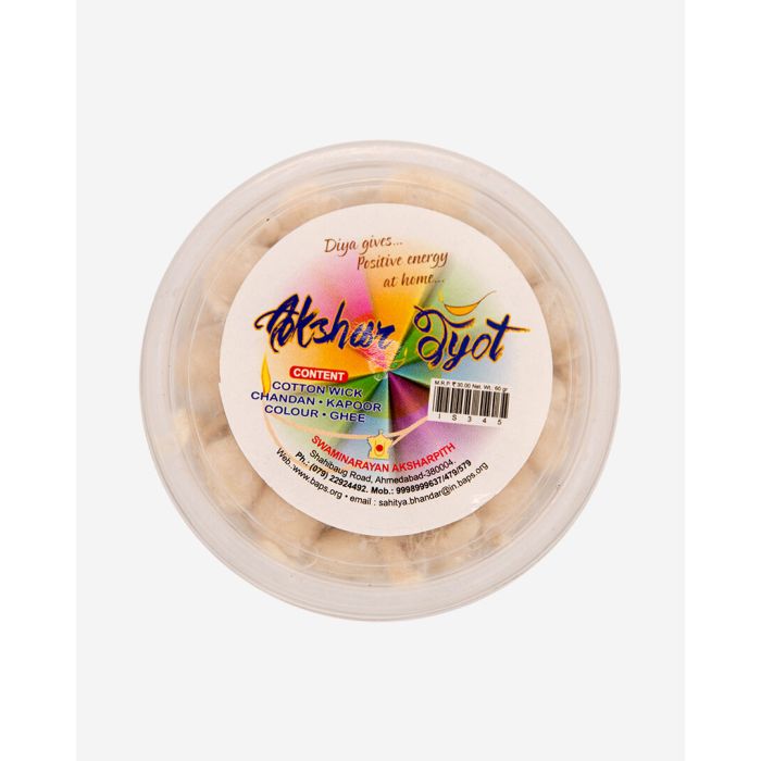 Akshar Jyot (wicks with wax)(60 gms - small size)