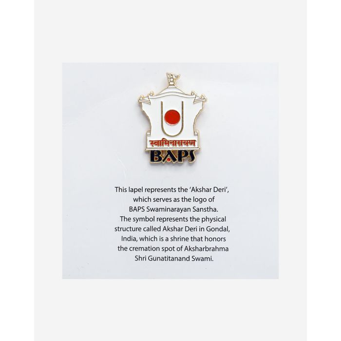 Aksharderi Lapel Pin