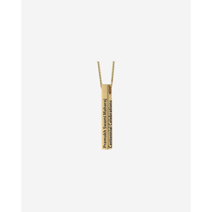 Block Necklace (Gold)