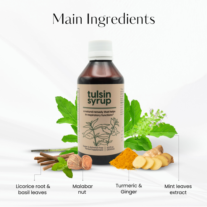 Tulsin Syrup sugar free 200ml - 679360407608