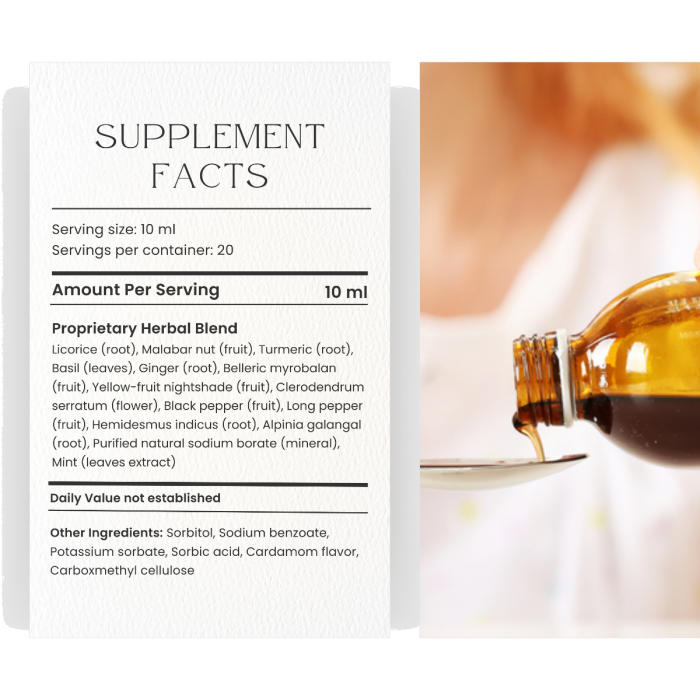 Tulsin Syrup sugar free 200ml - 679360407608