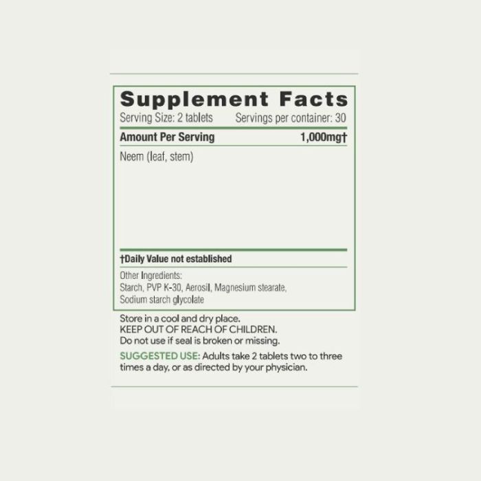 Neem – Tablets
