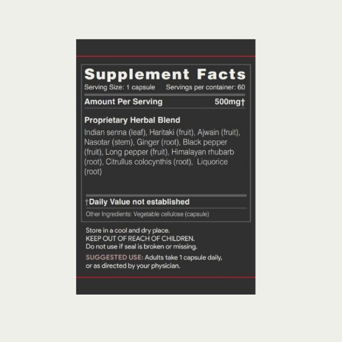 Senna Lax aid (Tajagi) capsule - - 679360410721
