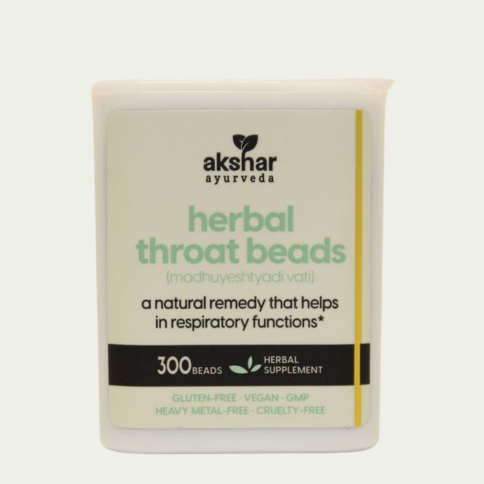 Madhuyeshtyadi Vati (Herbal Throat Beads) – Beads