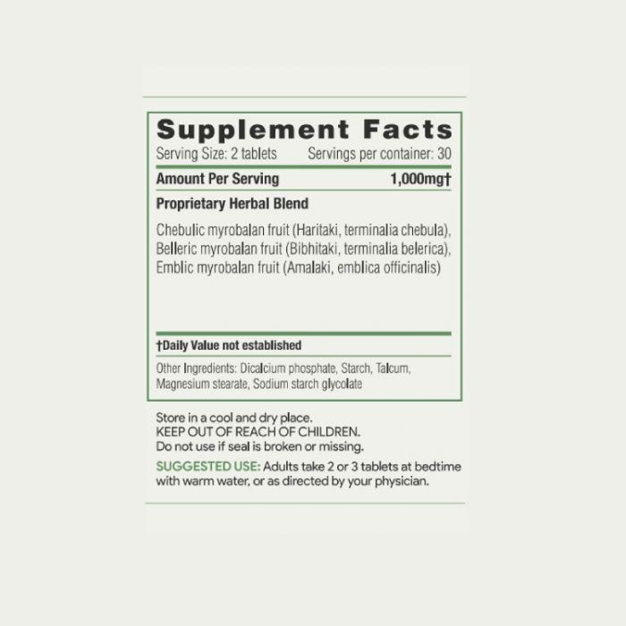 Triphala – Tablets