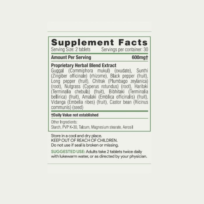 Akshar Medohar Guggul tab (Weight aid) - - 679360406168