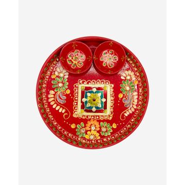 Minakari Aarti Dish (Medium)