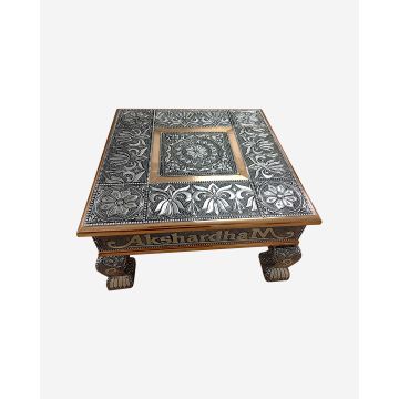 Oxidize Bajoth (Silver Color Decorative Platform) (12" x 12")