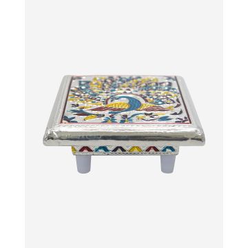 Meenawala Bajoth (Decorative Silver Color Platform) (4" x 4") 