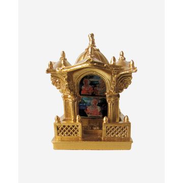 Polyresin Aksharderi (3" Gold)