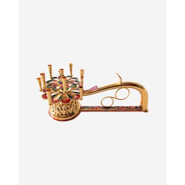 Decorative Aarti (Prayer lamp) (11 wicks)