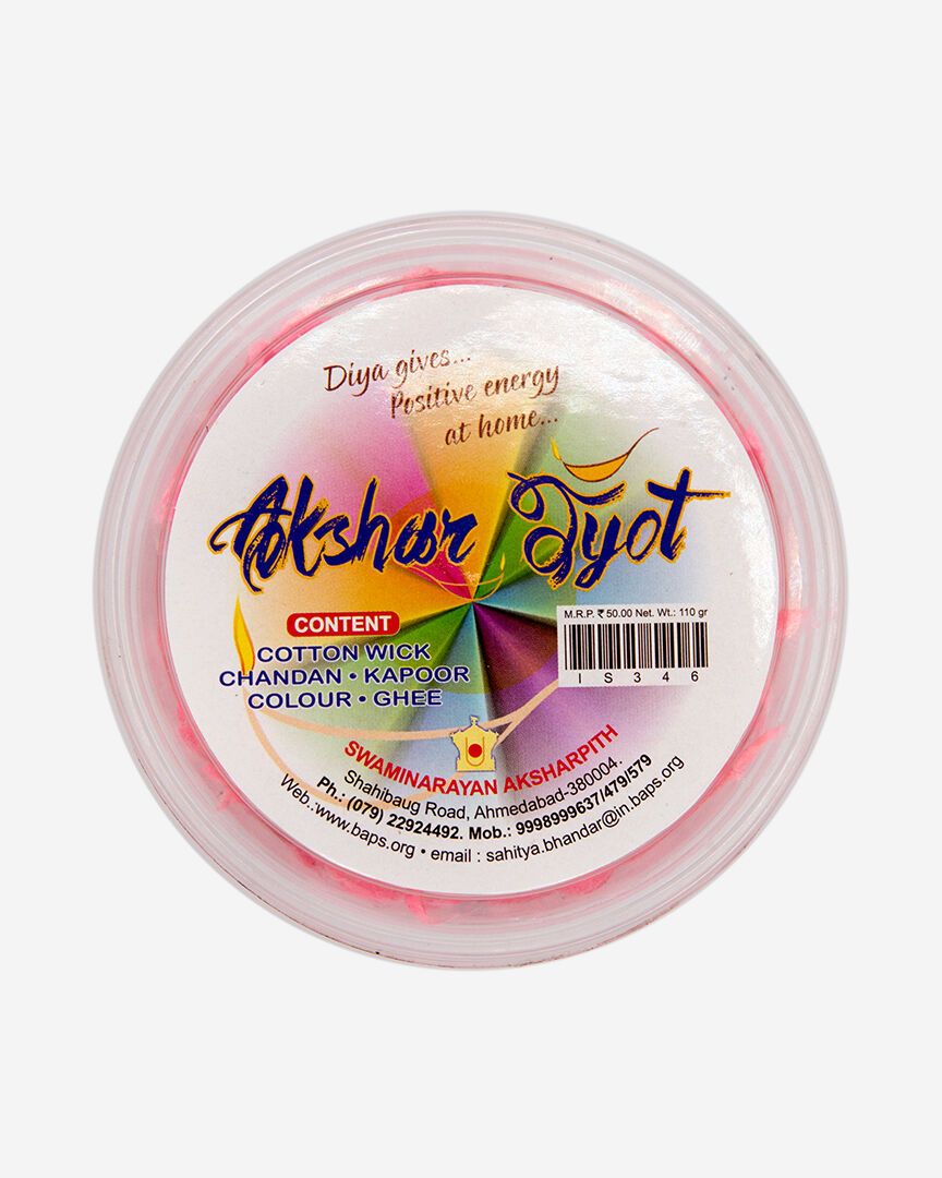 Akshar Jyot (wicks with wax)(110 gms - big size)